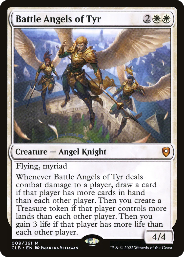 Battle Angels of Tyr (CLB-009)  - Commander Legends: Battle for Baldur's Gate