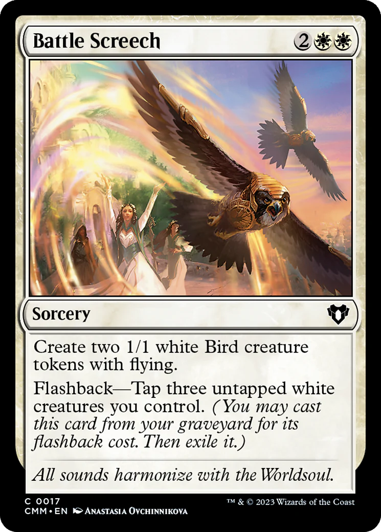 Battle Screech (CMM-017)  - Commander Masters