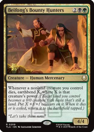 Beifong's Bounty Hunters (PRE-209)  Foil - Prerelease Cards