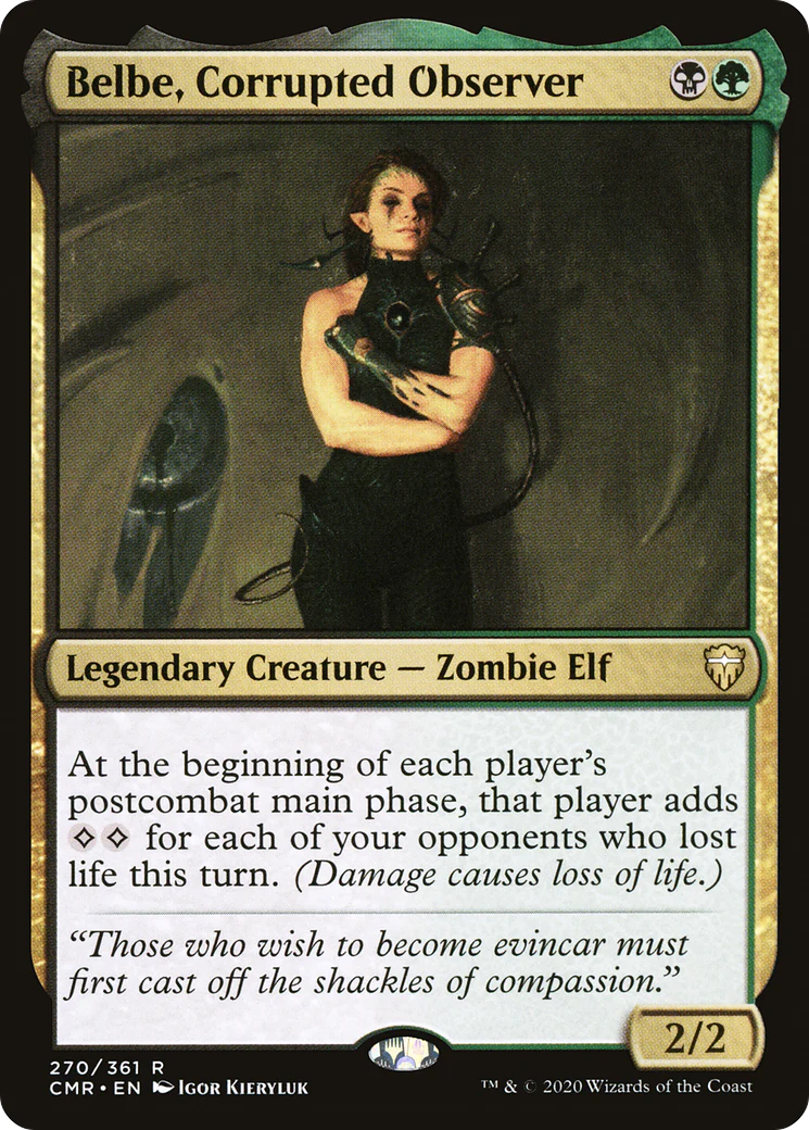 Belbe, Corrupted Observer (CMR-270)  - Commander Legends