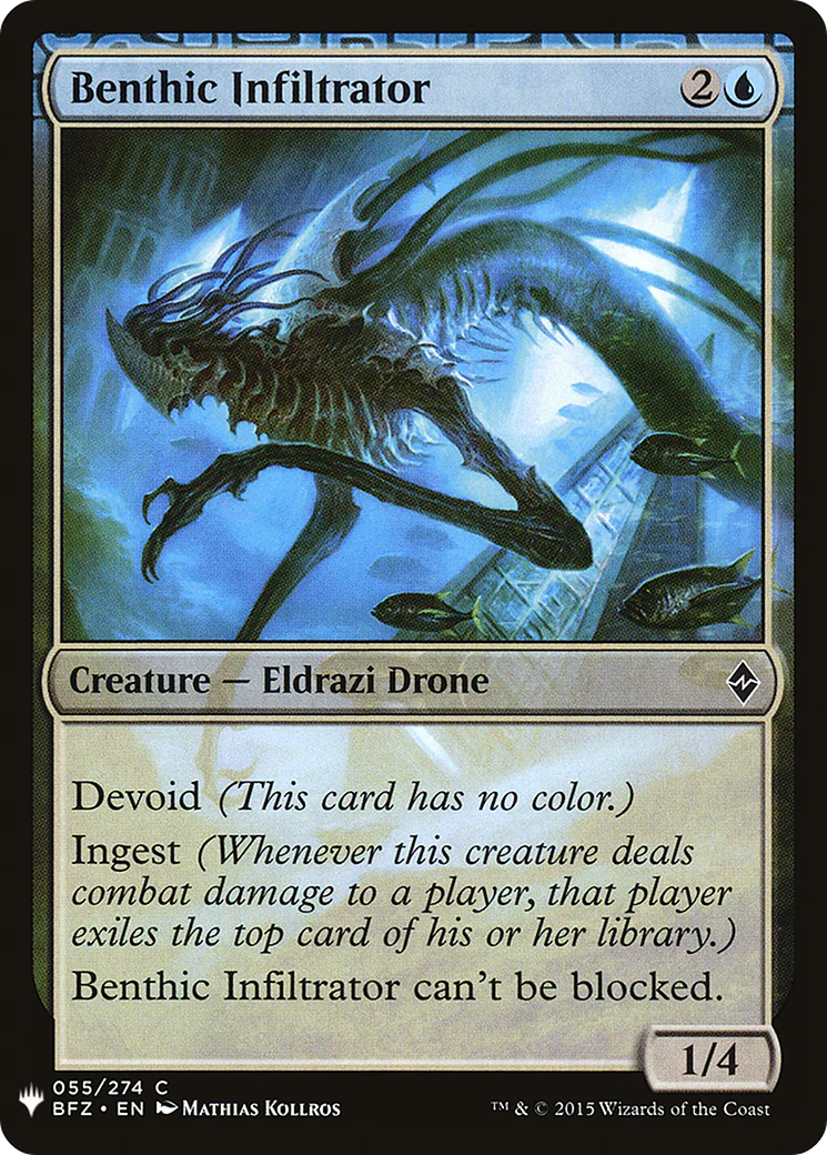 Benthic Infiltrator (LIST-BFZ-55)  - The List