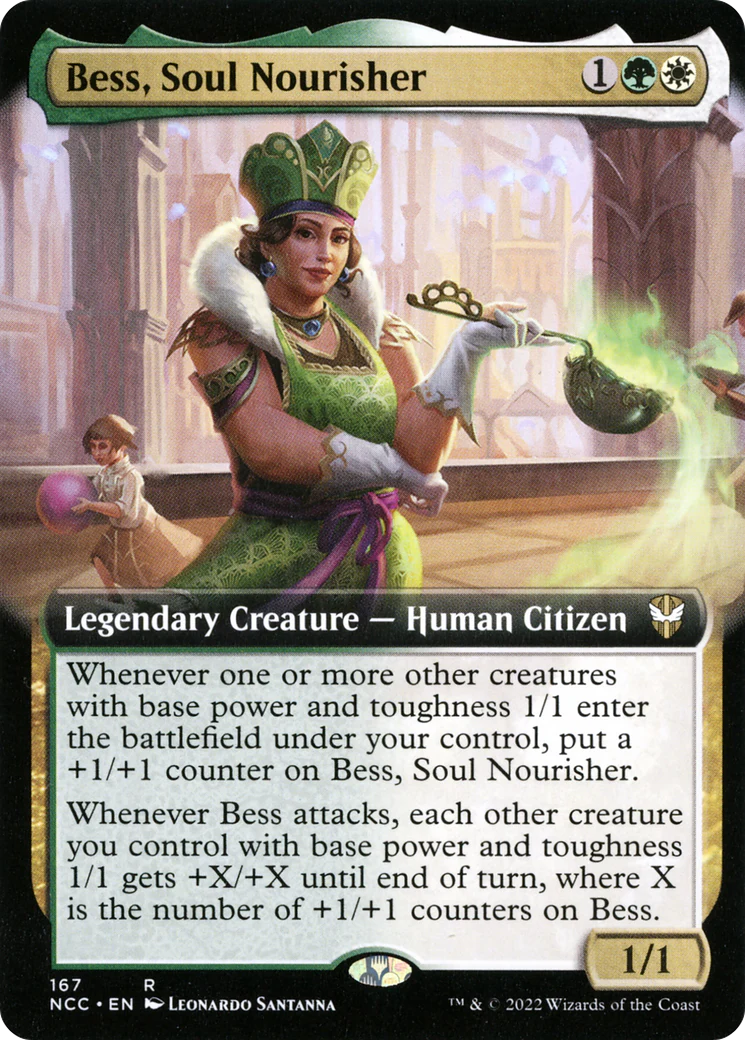 Bess, Soul Nourisher (Extended Art) (NCC-167)  - New Capenna Commander: (Extended Art)