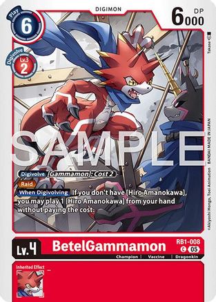 BetelGammamon (Reprint) (RB1-008) - Advanced Booster Digimon Generation Foil