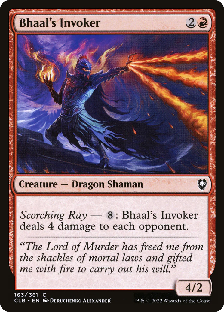 Bhaal's Invoker (CLB-163)  Foil - Commander Legends: Battle for Baldur's Gate