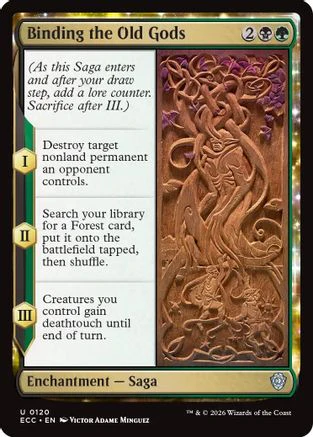 Binding the Old Gods (ECC-120) - Commander: Lorwyn Eclipsed