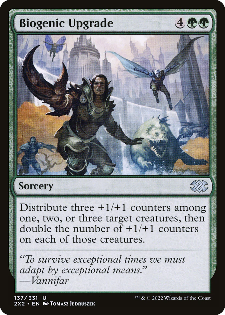 Biogenic Upgrade (2X2-137)  Foil - Double Masters 2022