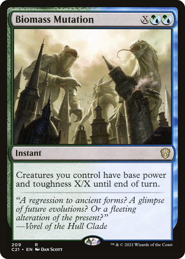 Biomass Mutation (C21-209)  - Commander 2021