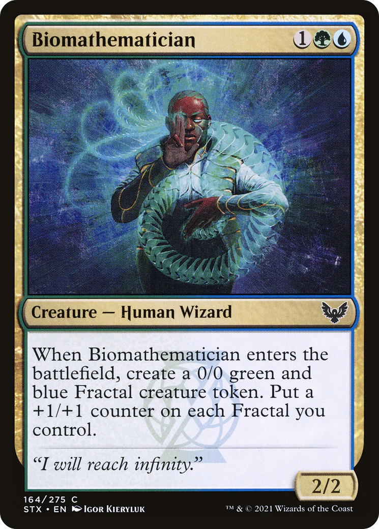 Biomathematician (STX-164)  Foil - Strixhaven: School of Mages