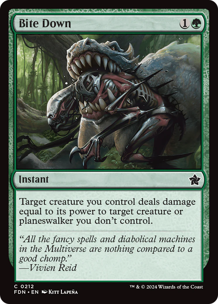 Bite Down (FDN-212)  Foil - Foundations