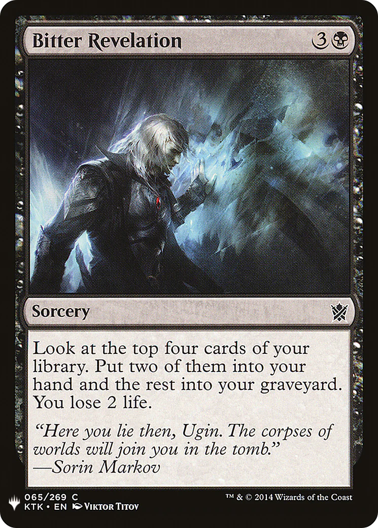 Bitter Revelation (LIST-065)  - The List