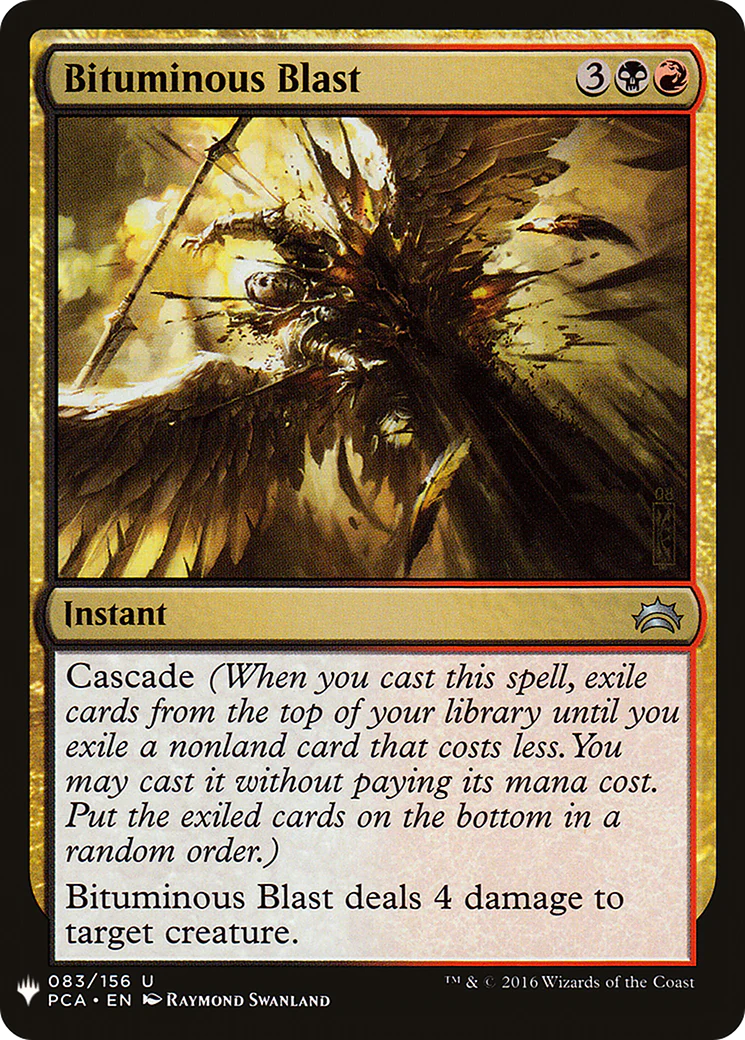 Bituminous Blast (LIST-PCA-83)  - The List