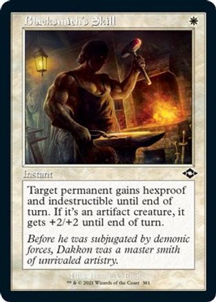 Blacksmith's Skill (Retro Frame) (Foil Etched) (MH2-381) Foil - Modern Horizons 2