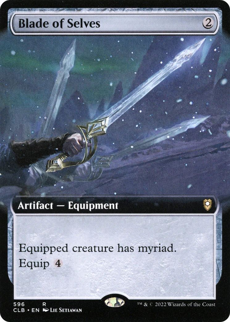 Blade of Selves (Extended Art) (CLB-596)  - Commander Legends: Battle for Baldur's Gate: (Extended Art)