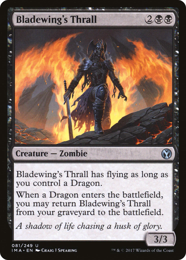 Bladewing's Thrall (IMA-081)  Foil - Iconic Masters