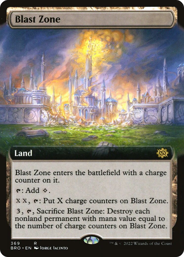 Blast Zone (Extended Art) (BRO-369)  - The Brothers' War: (Extended Art)
