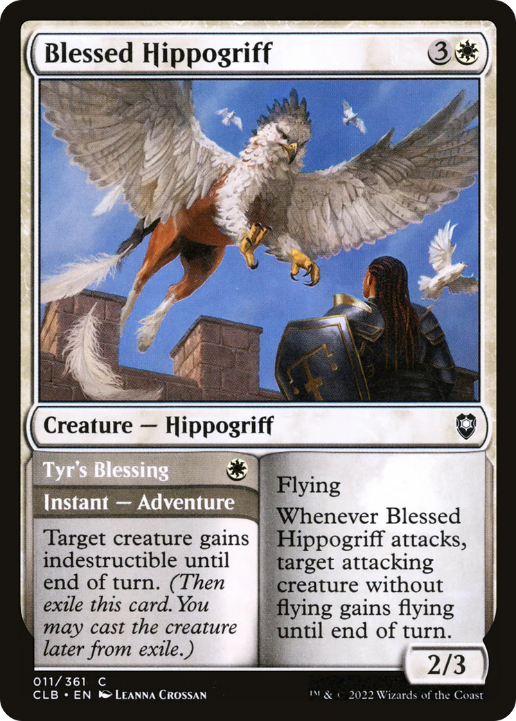 Blessed Hippogriff (CLB-011)  Foil - Commander Legends: Battle for Baldur's Gate