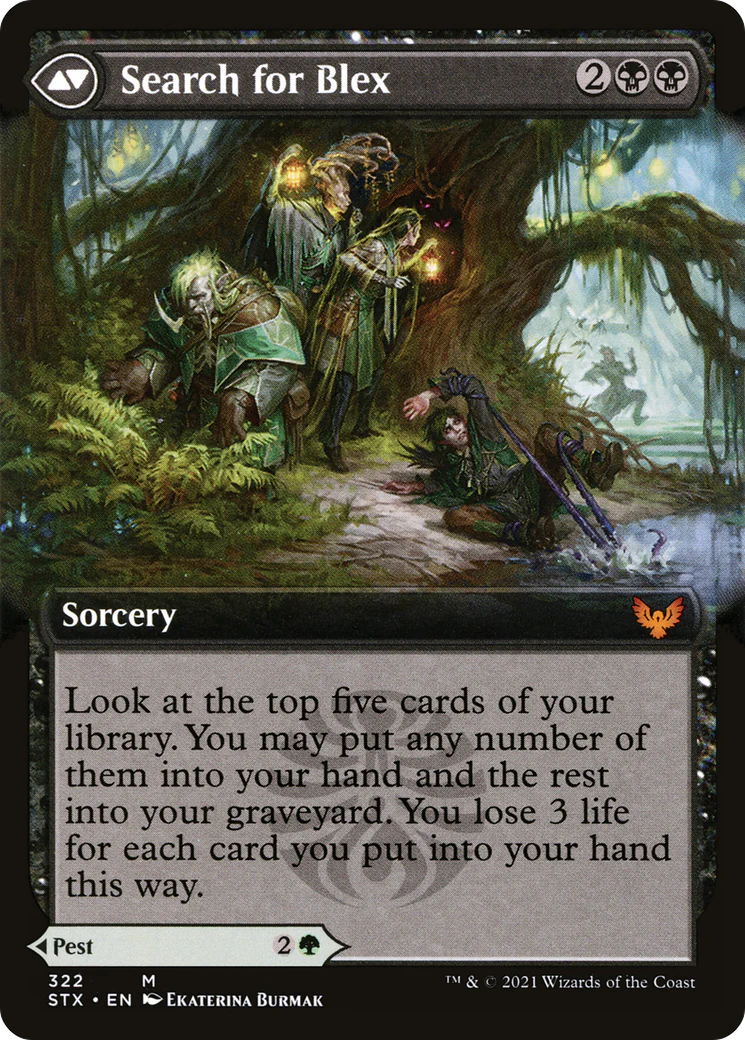 Blex, Vexing Pest (Extended Art) (STX-322) - Strixhaven: School of Mages: (Extended Art) - Image 2