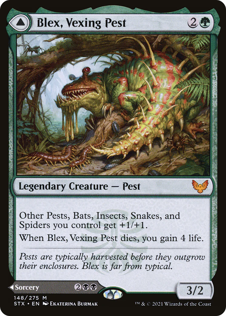 Blex, Vexing Pest (STX-148)  Foil - Strixhaven: School of Mages