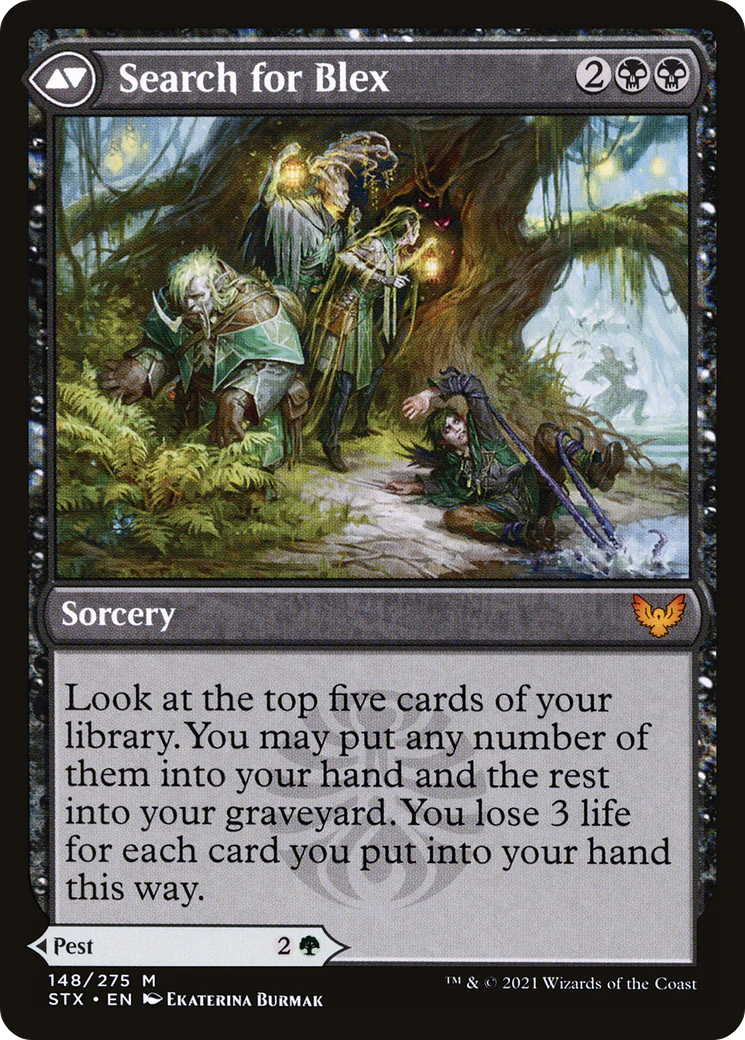 Blex, Vexing Pest (STX-148)  Foil - Strixhaven: School of Mages - Image 2