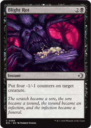 Blight Rot (ECL-089)  Foil - Lorwyn Eclipsed
