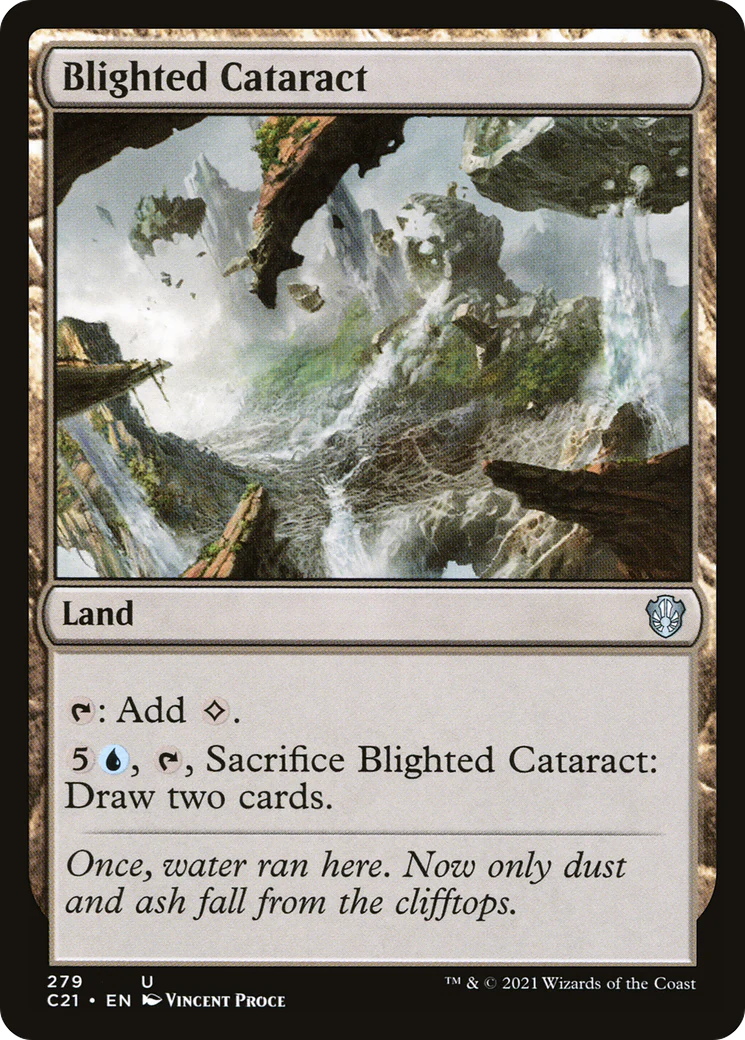 Blighted Cataract (C21-279)  - Commander 2021