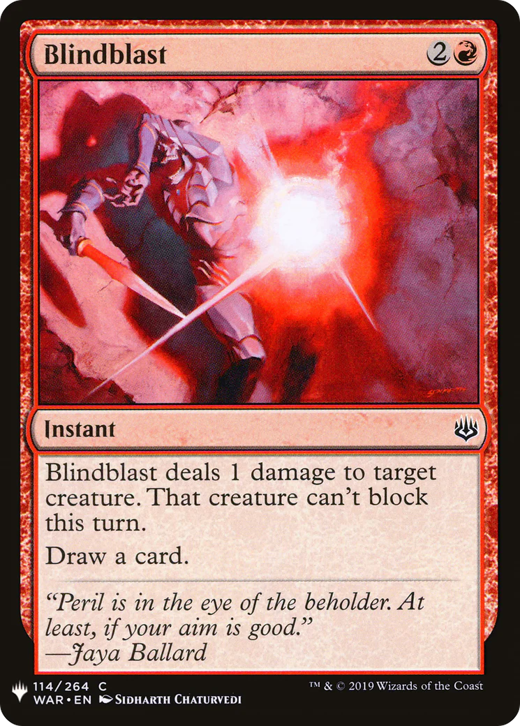 Blindblast (LIST-WAR-114)  - The List