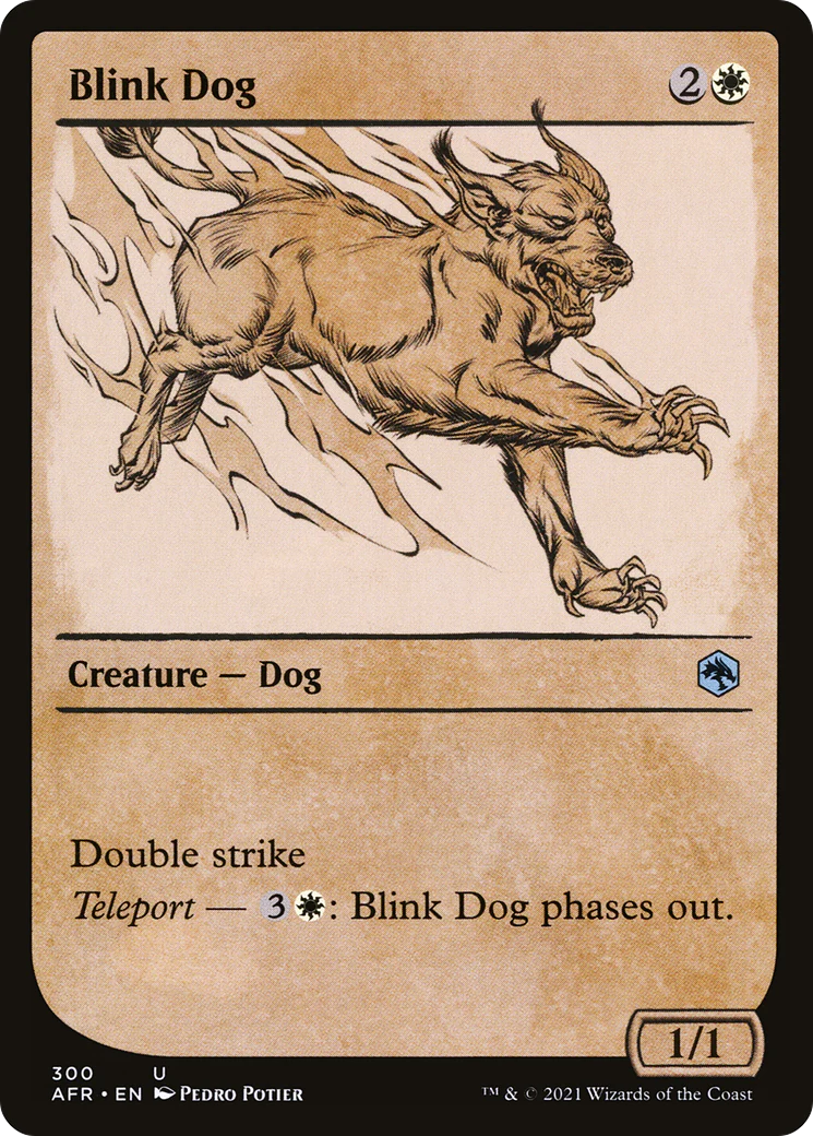 Blink Dog (Showcase) (AFR-300)  - Adventures in the Forgotten Realms: (Showcase)