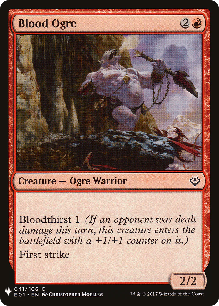 Blood Ogre (LIST-E01-41)  - The List