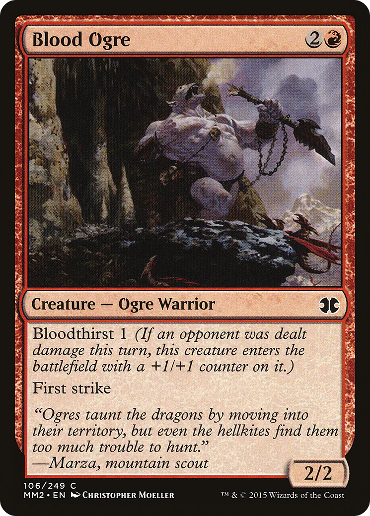 Blood Ogre (MM2-106)  Foil - Modern Masters 2015