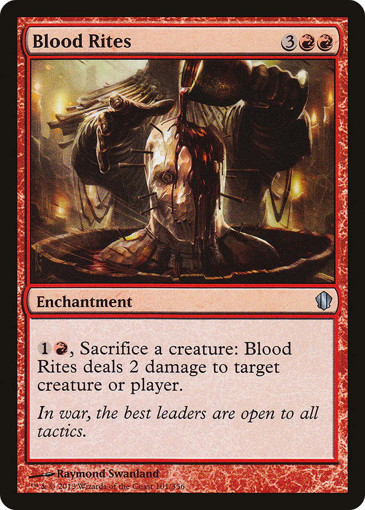 Blood Rites (C13-101)  - Commander 2013
