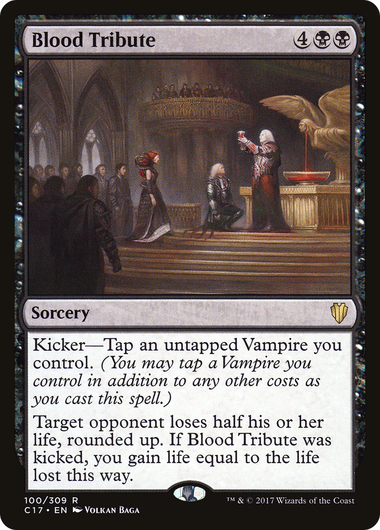 Blood Tribute (C17-100)  - Commander 2017
