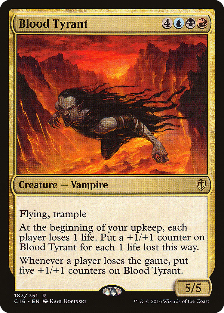 Blood Tyrant (C16-183) - Commander 2016
