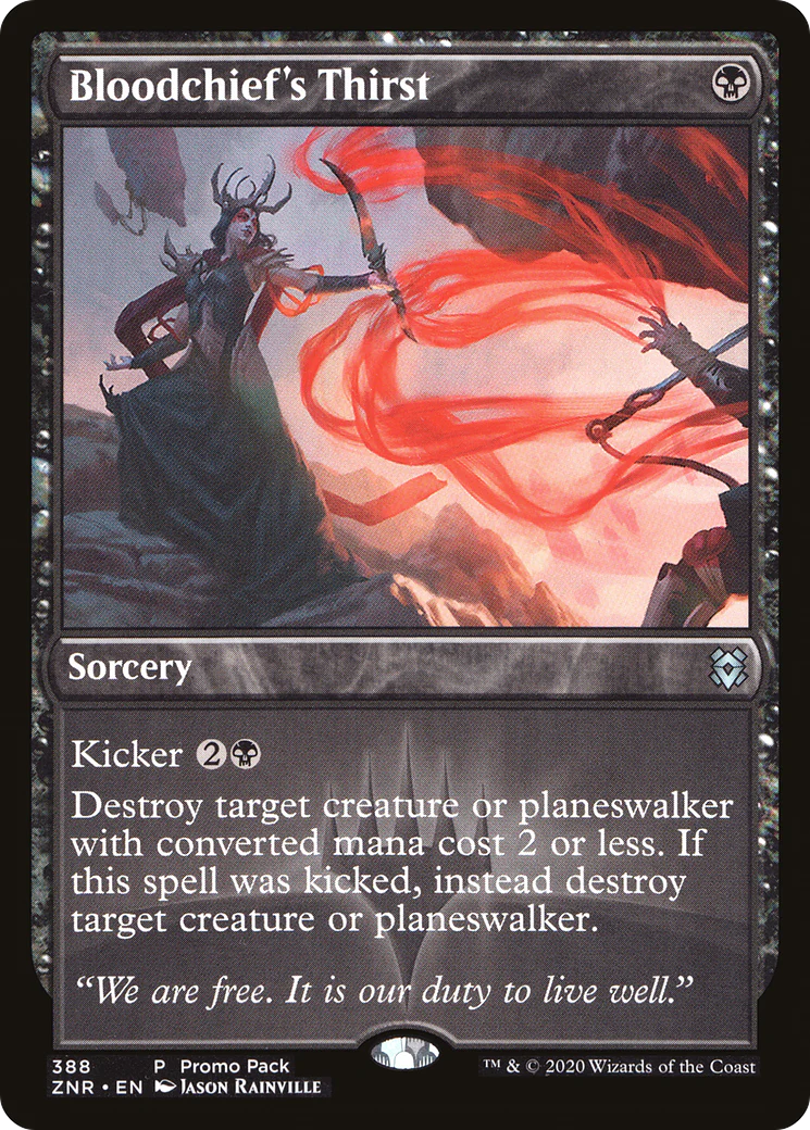 Bloodchief's Thirst (PPZNR-388) Foil - Zendikar Rising
