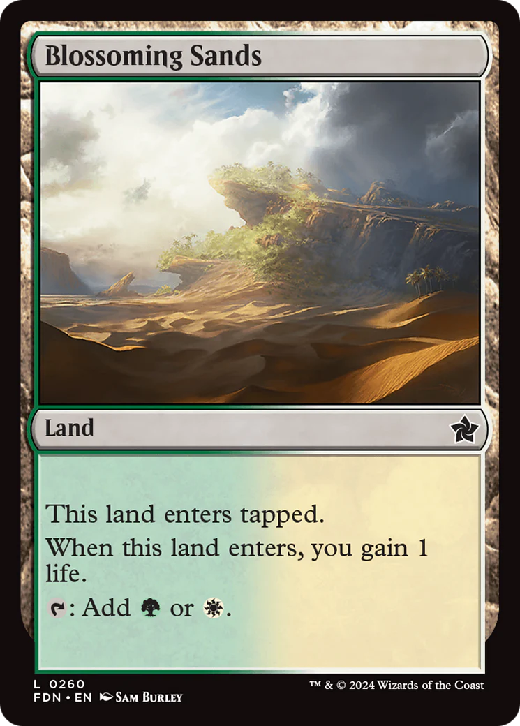 Blossoming Sands (FDN-260)  Foil - Foundations