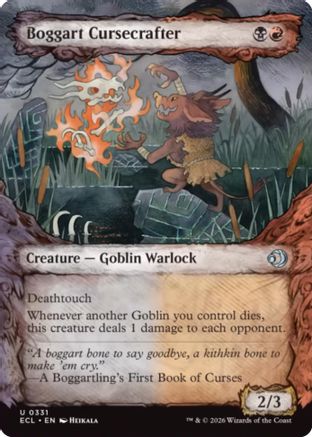 Boggart Cursecrafter (Showcase) (ECL-331) Foil - Lorwyn Eclipsed