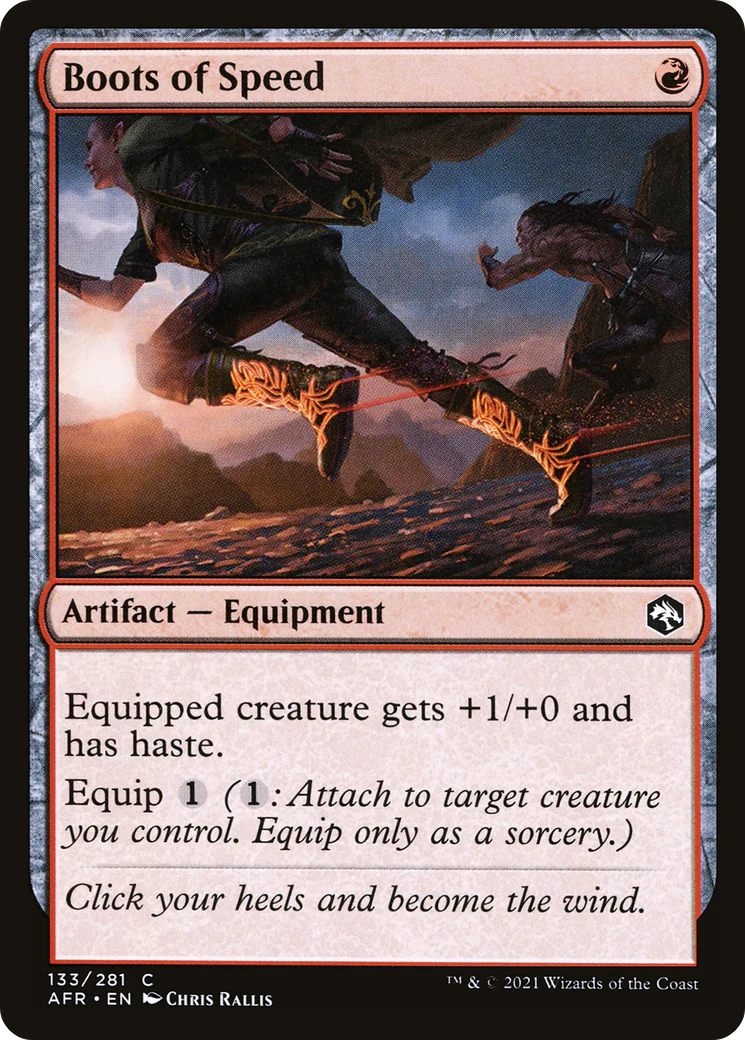 Boots of Speed (AFR-133)  Foil - Adventures in the Forgotten Realms