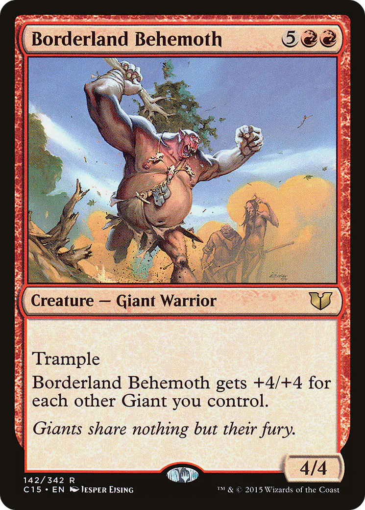Borderland Behemoth (C15-142)  - Commander 2015