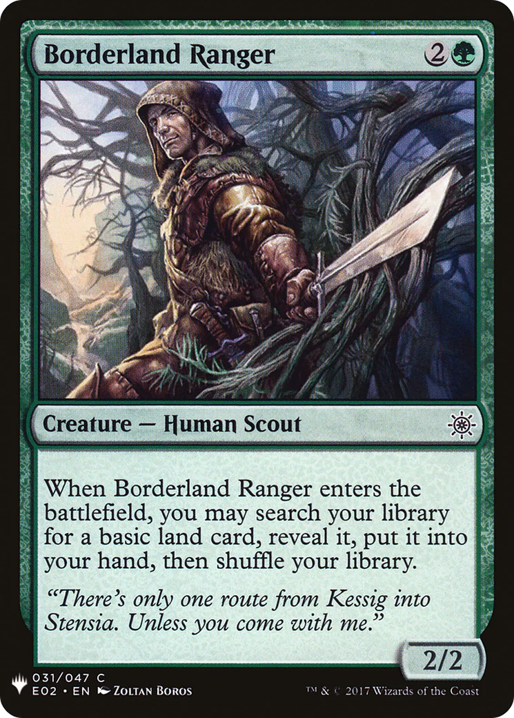 Borderland Ranger (LIST-E02-31)  - The List