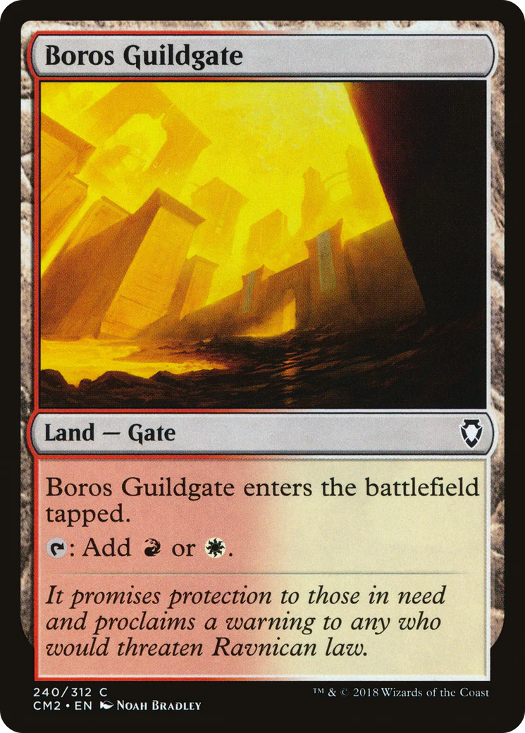 Boros Guildgate (CM2-240)  - Commander Anthology Volume II