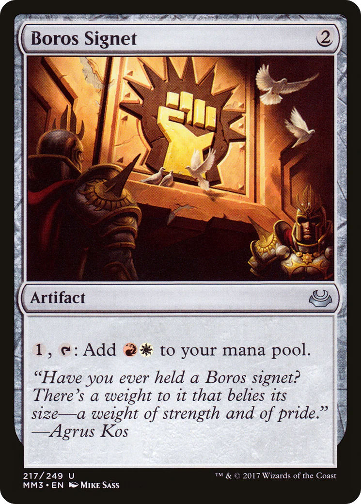 Boros Signet (MM3-217)  Foil - Modern Masters 2017