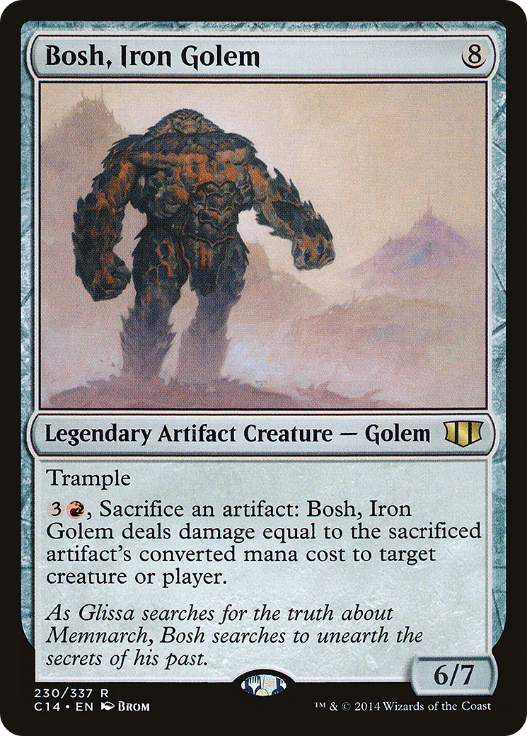 Bosh, Iron Golem (C14-230)  - Commander 2014