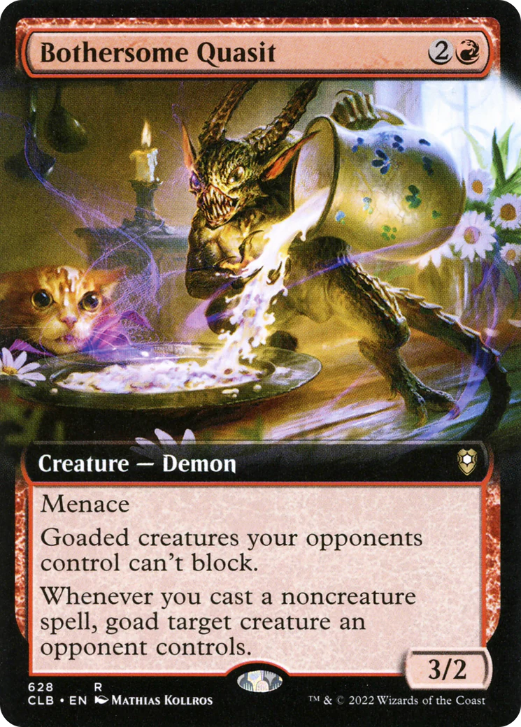 Bothersome Quasit (Extended Art) (CLB-628)  - Commander Legends: Battle for Baldur's Gate: (Extended Art)