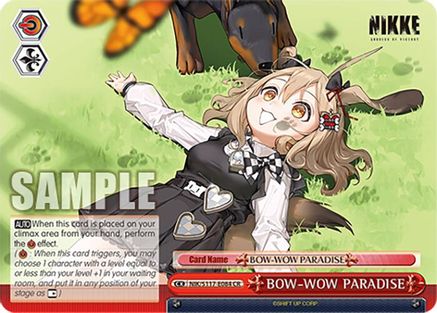 BOW-WOW PARADISE (NIK/S117-E084 CR) - GODDESS OF VICTORY: NIKKE