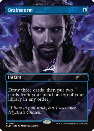 Brainstorm (2491) (SLD-2491)  Foil - Secret Lair Drop Series
