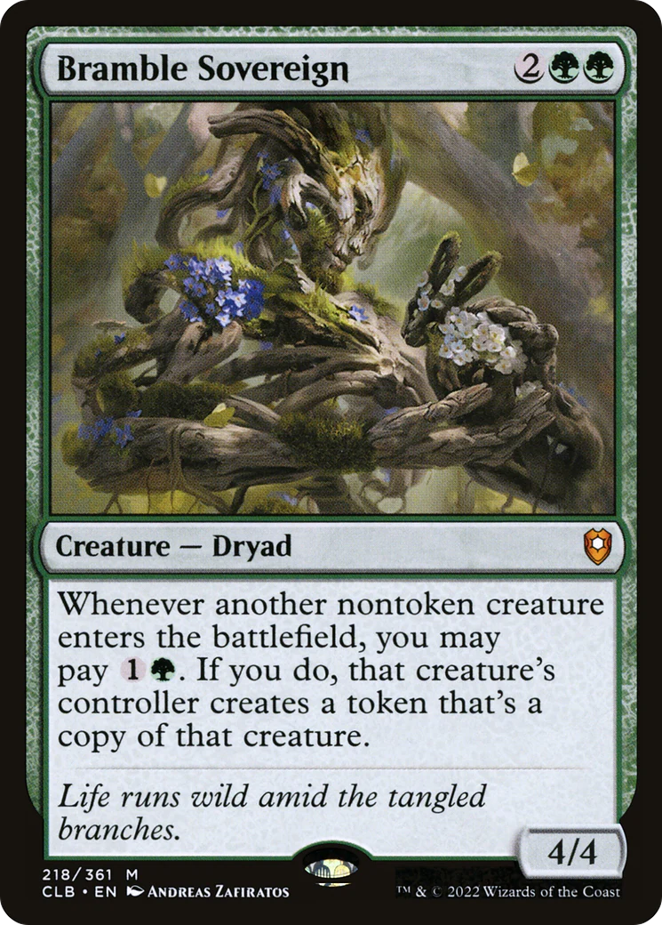 Bramble Sovereign (CLB-218)  - Commander Legends: Battle for Baldur's Gate
