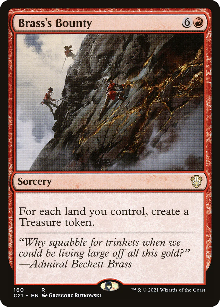 Brass's Bounty (C21-160)  - Commander 2021