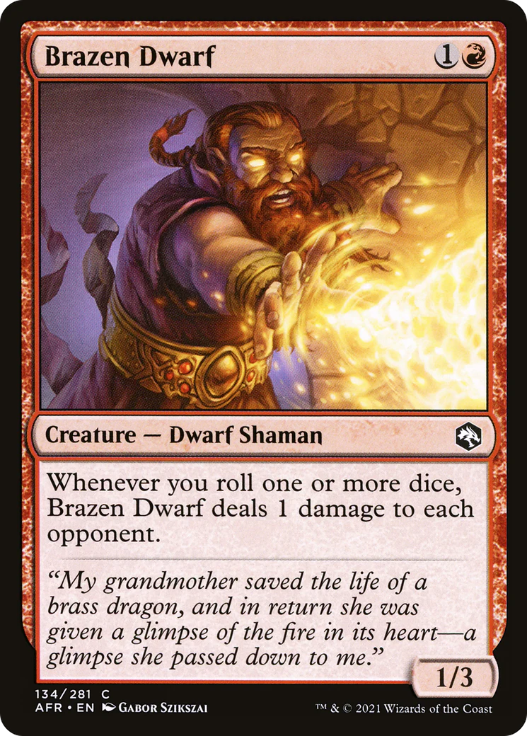 Brazen Dwarf (AFR-134)  - Adventures in the Forgotten Realms