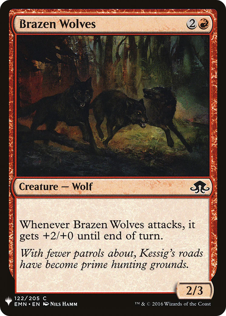 Brazen Wolves (LIST-EMN-122)  - The List