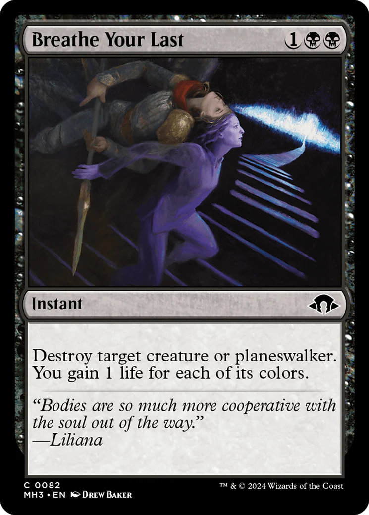 Breathe Your Last (MH3-082)  Foil - Modern Horizons 3