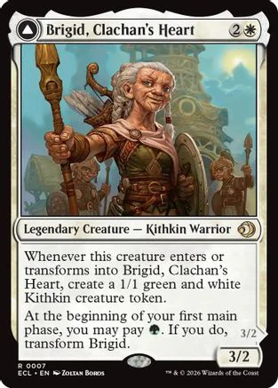 Brigid, Clachan's Heart (ECL-007) Foil - Lorwyn Eclipsed
